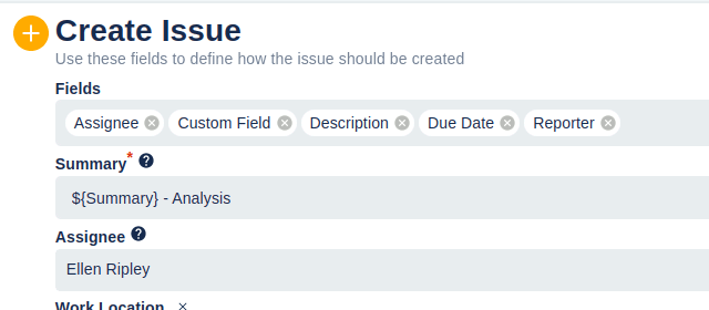 STM Issue Templates screenshot